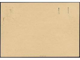 1941, 3 Kopeken, waagerechtes Paar mit Stempel “PSKOV 22 9 41” als Zufrankatur auf eingeschriebener Ganzsachenkarte, tadellos