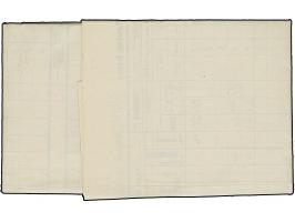 1915, “OKOMBAHE DSWA 1.4.15” auf komplettem “R.D.S.”-Faltbrief (Regenmess-Tabelle) nach Omaruru, in einwandfreier Erhaltung