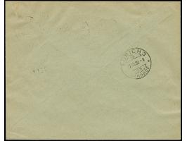 1920, 3 Mark violettschwarz, sauber mit Stempel “DANZIG HEUBUDE 23,12,20” auf portogerechtem Eil-R-Brief nach Zürich mit Anku