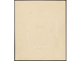 1921, Kogge 40 Pfennig rot, handgemaltes Essay mit Inschrift “FREISTADT DANZIG”, mit angedeuteter Zähnung, auf Kartonpapier, 