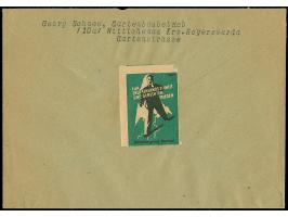 “14/Wittichenau” auf Arbeiter 12 Pfg. im senkrechten Paar und 60 Pfg. karminbraun je mit Stempel “WITTICHENAU 30.6.48” als ta