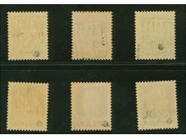 1943, 25 C.-50 C. mit Handstempel in schwarz und rot, postfrisch, tadellos, sign., Fotoattest Brunel (2017)