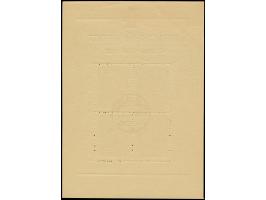 1942, Kindergarten Block mit rotem Kreuz, mit komplettem Wasserzeichen, sauber mit Letzttagsstempel “PSKOW 30 4 42”, tadellos