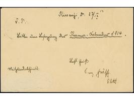 "KISSENJI 1.10 13" sauber Ganzsachenkarte 4 H. bedarfsgebraucht nach Wilhelmshaven. Rückseitig Schürfung (Adresse entfernt)