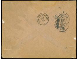 1893 "Wissmann'sche Expedition/ Station Langenburg /an der Bucht Hohenloh/ Nyassa See/ Deutsch Ost Afrika", handschriftlicher