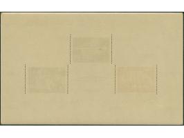 1945, Storm Division souvenir sheet proof (216x133mm), horizontal perforation missing, mint never hinged with very small gum 