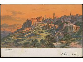 1905, Jaffa – Jerusalem Railway: Turkey 10 para green tied by very rare bilingual “Bur.Amb. Jaffa-Jerusalem 1”, without date 