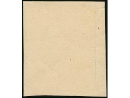 1920, Seagull 70 penni black, as enlarged copy of mother die, with red pen cross, mounted on card, fine (Hurt/Ojaste G:1)