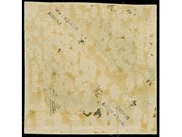 1920, Airmail 5 mark, horizontal pair, one stamp with plate flaw “missing green color below Post” unused, fine, scarce, signe