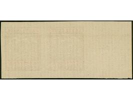 1927, City Views 12 mark, imperforated proof, horizontal pair with left sheet margin, unused without gum, very fine, certific