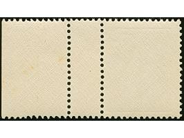 1936, Päts 5 senti, right marginal single with small perforated gutter, mint never hinged, fine, scarce and unusual, certific