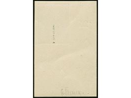 1938, Päts 25 senti, imperforated proof, lower left sheet corner, mint never hinged, very fine and attractive, signed Mikulsk