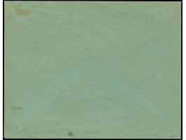 1918, 15 (kopeks) on 2 kopeks, wide margins all around, tied by cds. "WESENBERG 18 11 18" to local cover, very fine and scarc