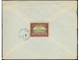 1939, Port of Tallinn 2 kopeks, with additional franking tied by cds. "TALLINN 24 VII 38" to registered cash-on-delivery cove