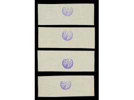 1953, Car and Motorcycle racing 15-70 din., imperforate horizontal pairs with handstamp “Specimen”, mint never hinged, fine