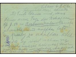 1919, Liberation of Courland 10m kopeks, diagonally bisceted with additional franking of 35 kopeks, tied by cds. "LEEPAJA LAT