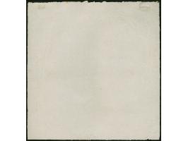 1918, Coat of Arms without value, imperforate single die proof in black on white, ungummed paper (165x170mm), small creases o