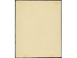 1918, Coat of Arms 5 pa. blue, imperforae single die proof on glossy, ungummed paper (113x114mm), fine