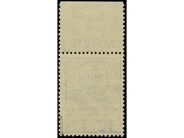 Leipziger Messe 24 Pfg. in der Fehlfarbe Blauviolett, postfrisches Oberrandstück, signiert Herbst BPP