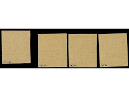 Abschiedsausgabe, graues Papier, 3 - 12 Pfg. breitrandig ungezähnt, postfrisch, private Signatur