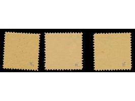 1945, Wertziffern handschriftlich, 10 Pfg. und beide 30 Pfg., die rosafarbene leicht Anhaftungen, sonst einwandfrei postfrisc