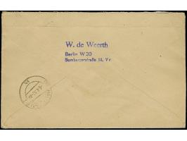 Währungsgeschädigte 10 Pfg. und 30 Pfg., Je im waagerechten Paar mit sauberem Stempel "BERLIN CHARLOTTENBURG 3.4.50", portoge