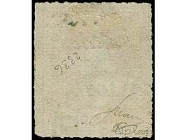 1864 Wappenausgabe ¼ Silbergroschen rotorange, farbfrisch, sauber entwertet durch EKr. von Friedland, unauffällig ausgebesser