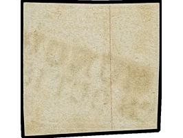 1862, 1 Kr. gelb, Type II, farbfrisch und allseits breit- bis überrandig mit kleinem Bogenrand rechts, sauber mit schwarzem L