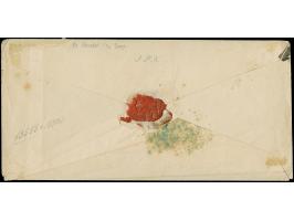 1863, Tughra, 2nd printing, 20 pa. on yellow and 2 pia. on blue, both with nice margins, tied by dotted blue battal handstamp