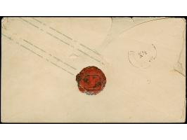 "218" klar auf Umschlag Johann 1 Ngr. rosa, mit sauber nebengesetztem DKr. "LAUSA 4/VIII 62" nach Plagwitz. Das Kuvert rauh g