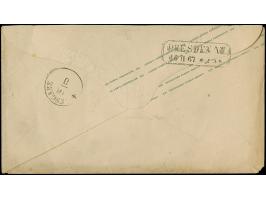 "218" auf Umschlag Wappen 1 Ngr. rosa, mit sauber nebengesetztem DKr. "HERMSDORF b. DRESDEN 16 FEB. 67" nach Mittweida. Gerin