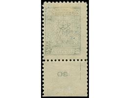 1924, Cross 25 c. with watermark "Schlingen", with bottom sheet margin, unused, fine and attractive, signed Klein BPP with sh
