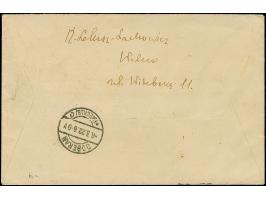 1922, Opening of the state parliament Sejm 25 marka, perforated and imperforated, tied by cds. “WILNO 1.III.22” to insured le