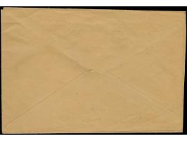 1919, Second Kaunas Issue 60 skatiku, from lower sheet margin, imperforated at bottom, tied by violet cancel of “GRODNO” to c