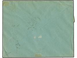 1924, War Oprhans Airmail 20 centu - 1 litas, tied by cds. “KLAIPEDA -7.VI.24” to registered airmail cover to Paris, fine