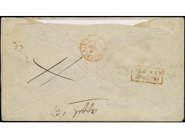 10 Pfge. karminrosa im waagerechten Paar mit EKr. “COLEN 4.4.75" als tarifgerechte Zufrankatur auf Brustschild Ganzsachenumsc