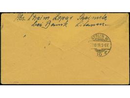 ZEIMELIS: 1919, Fourth Berlin Issue 60 skatiku, horizontal pair, tied by handwritten cancellation “Zeimelis 12/10 1919” to re