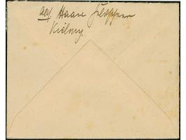 KELME: 1919, Fourth Berlin Issue 60 skatiku, tied by boxed “Kelme 15/X,19” to registered local cover with red boxed registere