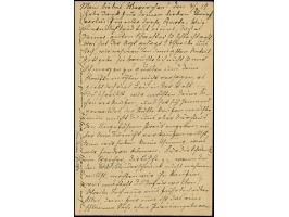 SAKIAI: 1919, First Berlin Issue 30 skatiku orange on blue-gray, with straight-line “SAKIAI” and handwritten date "10/III (19