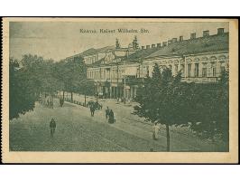 "MISSION MILITAIRE FRANCAISE EN LITUANIE FRANCHISE POSTALE Le Vaguemestre", violett boxed four-line cachet on picture postcar