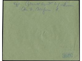 1923, 10 Mr. auf 100 Mio. M. im waagerechten 7er- und Dreierstreifen jeweils mit Stempel “BREMEN 2.2.24” als tarifgerechte Me