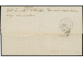 7 Kr. grauultramarin mit EKr. “PFORZHEIM 12.9.73” auf kpl. Faltbrief nach Chaux-de-Fonds, Schweiz mit Ankunftsstempel. Die fa