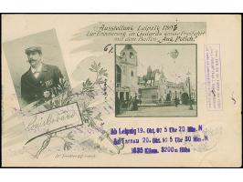 1897, Krone/Adler 25 Pfg. mit Stempel “TARNAU 22.10.97” auf Sonderkarte “Ausstellung Leipzig” als R-Karte mit rückseitigem Ra