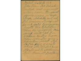 1918, Ganzsachenkarte 20 Pfennig auf 5 Kopeken, sauber mit L1 “DORPAT” ach Pleskau, leichte Beförderungsspuren