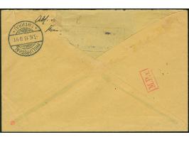 "SUBAT*** 26.9.18", klar auf R-Brief mit Germania 40 Pfennig mit verschiedenen Zensur-Stempeln nach&nbsp;Philippstal mit Anku