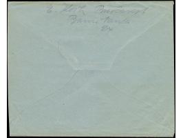 “BUKAREST d 1-JUN -918” sauber und klar, dreimal auf Germania 5 Pfennig im senkrechten Viererstreifen und Randstück Germania 