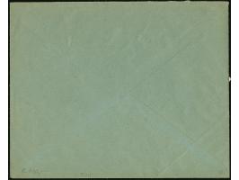 1921, Industrielandschaft 40 bzw. 60 Fenigow geschnitten, senkrechter Dreierstreifen bzw. waagerechtes Paar und Einzelwert, s