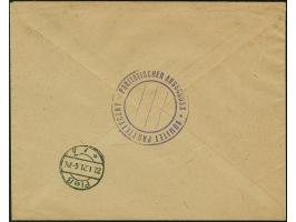 “Paritätischer Ausschuss Neudeiduk”, vorgedruckte Absenderangabe auf Einschreiben-Dienstsache ab “NEU-HEIDUK 21.1.21” mit neb