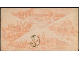 1893, Columbian Exposition 2 c. tied by machine cancel “CHICAGO ILL. APR.3.1893” to Sharp &amp; Smith advertising cover “Worl