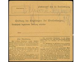 &nbsp;1920, 1. Mailänder Ausgabe 1 Mark, waagerechtes Paar, mit Korkstempel bzw. Aufgabestempel “GARNSEE 23.6.20” auf Paketka